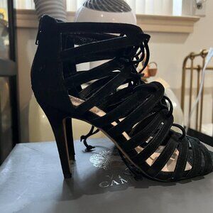 Vince Camuto-Zayna/Black/Suede/Size: 6/36